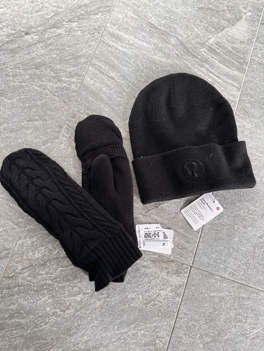 NWT Lululemon Winter Set Warm Revelation Beanie & Show Me The Sherpa Mittens